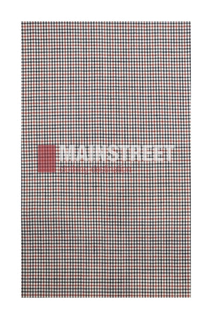 Here’s your rewritten sentence using the provided product data: A tightly spaced, repeating checkerboard grid of small black and red squares on a white background evokes the signature look of the Bisley Countryman Short Sleeve Shirt, crafted from a durable polyester/cotton blend.