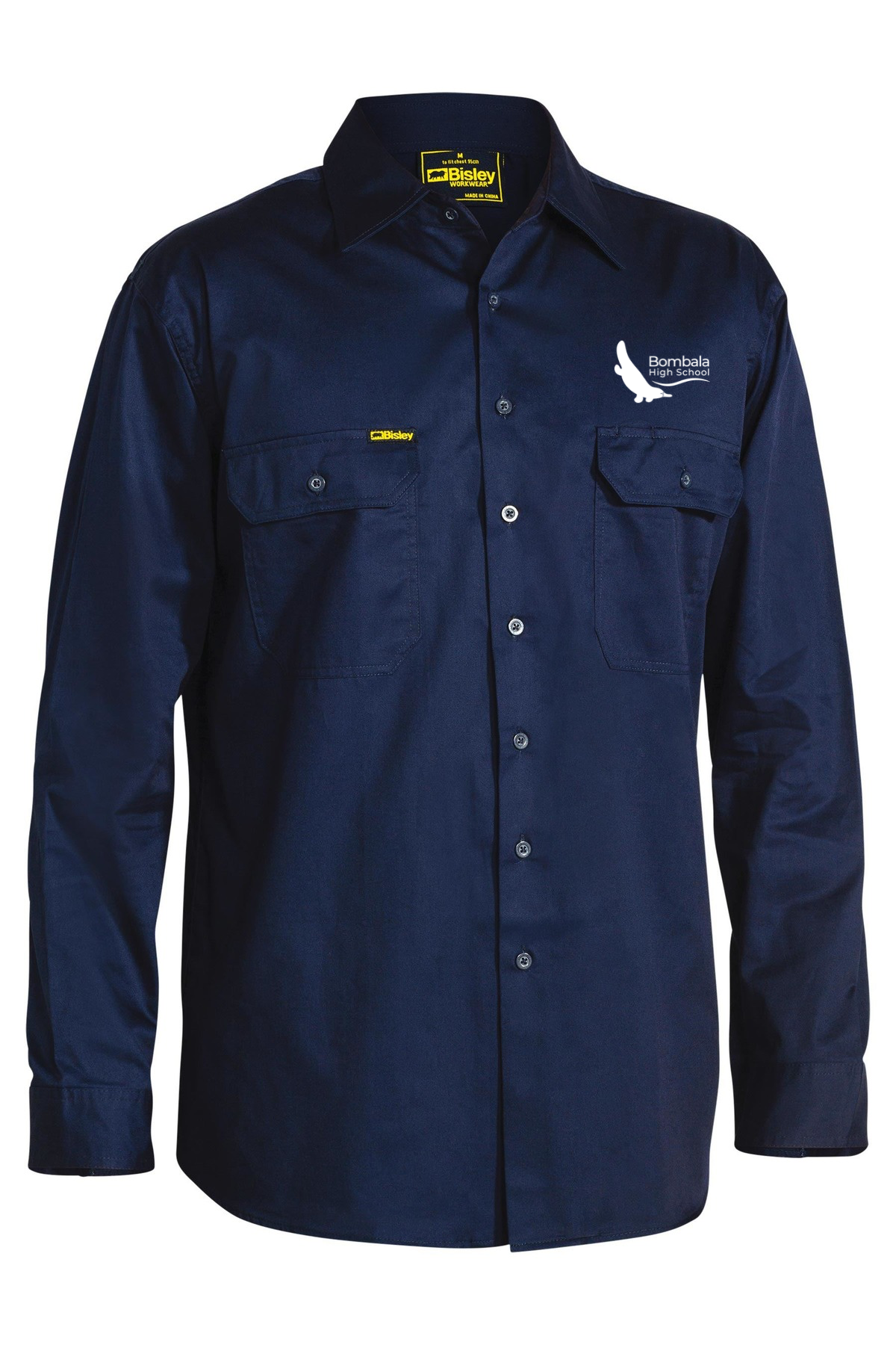 Bombala High School Lightweight Drill Work Shirt ** PRE-ORDER**