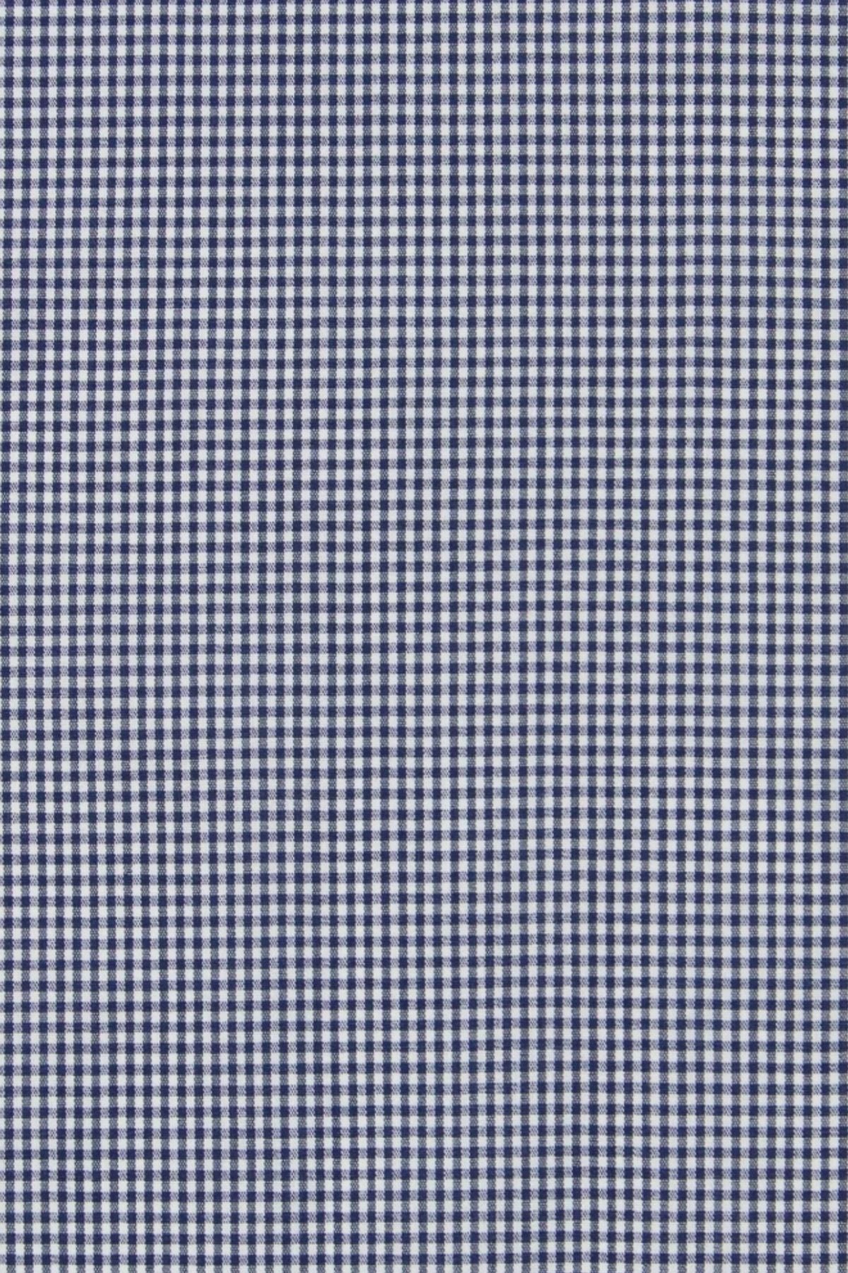 A close-up of the Contare Cotton 2 Pack Check Boxer Short, showing blue and white gingham checks in a grid pattern and a comfortable elastic waistband.