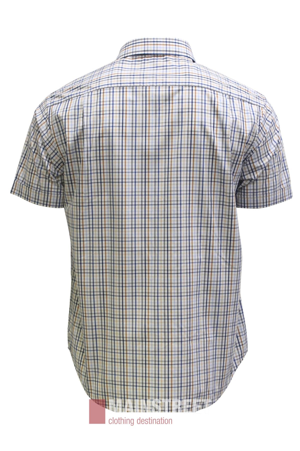 Back Bay Bamboo Soft Touch Check Short Sleeve Shirt