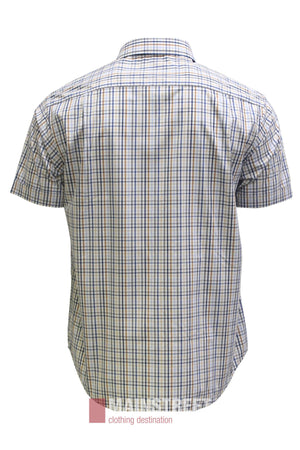 Back Bay Bamboo Soft Touch Check Short Sleeve Shirt