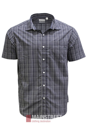 Back Bay Bamboo Soft Touch Check Short Sleeve Shirt