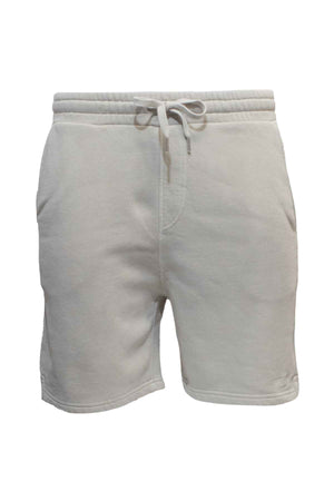 Introducing the Industrie The Del Sur Track Short: This pair of light gray track shorts comes with an elastic waistband and drawstring. These shorts include two side pockets and boast an oversized fit, delivering a casual, comfortable design perfect for everyday wear.