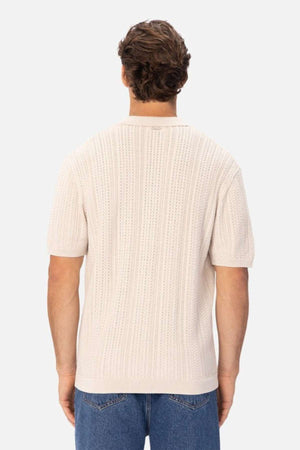 Industrie - The washed Alessio short sleeve shirt - a button up shirt - back view
