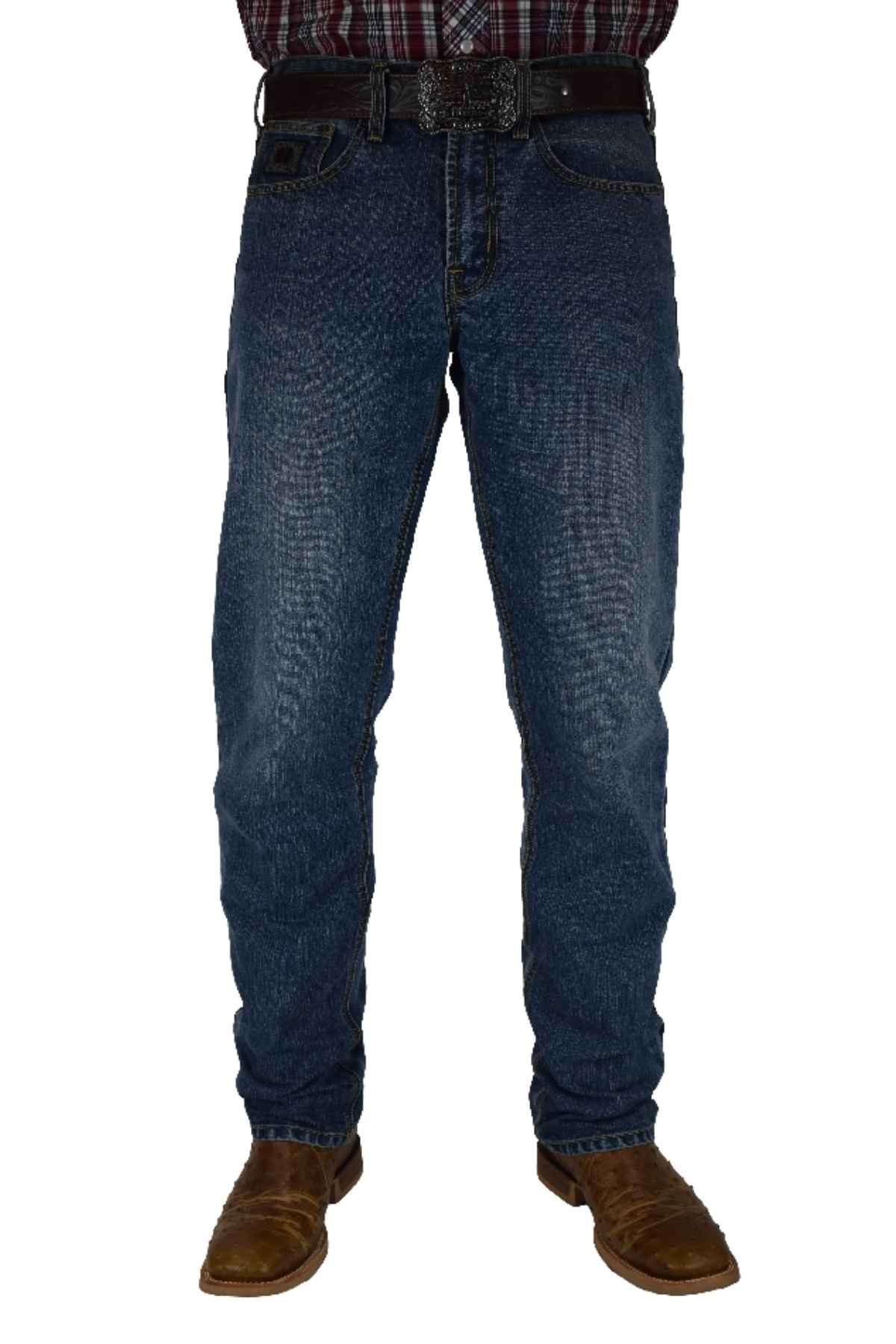Ritemate Pilbara Western Angus Jeans - Indigo - Image of front of jeans