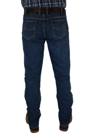 Ritemate Pilbara Western Brahman Jeans - Indigo - Image of back of jeans