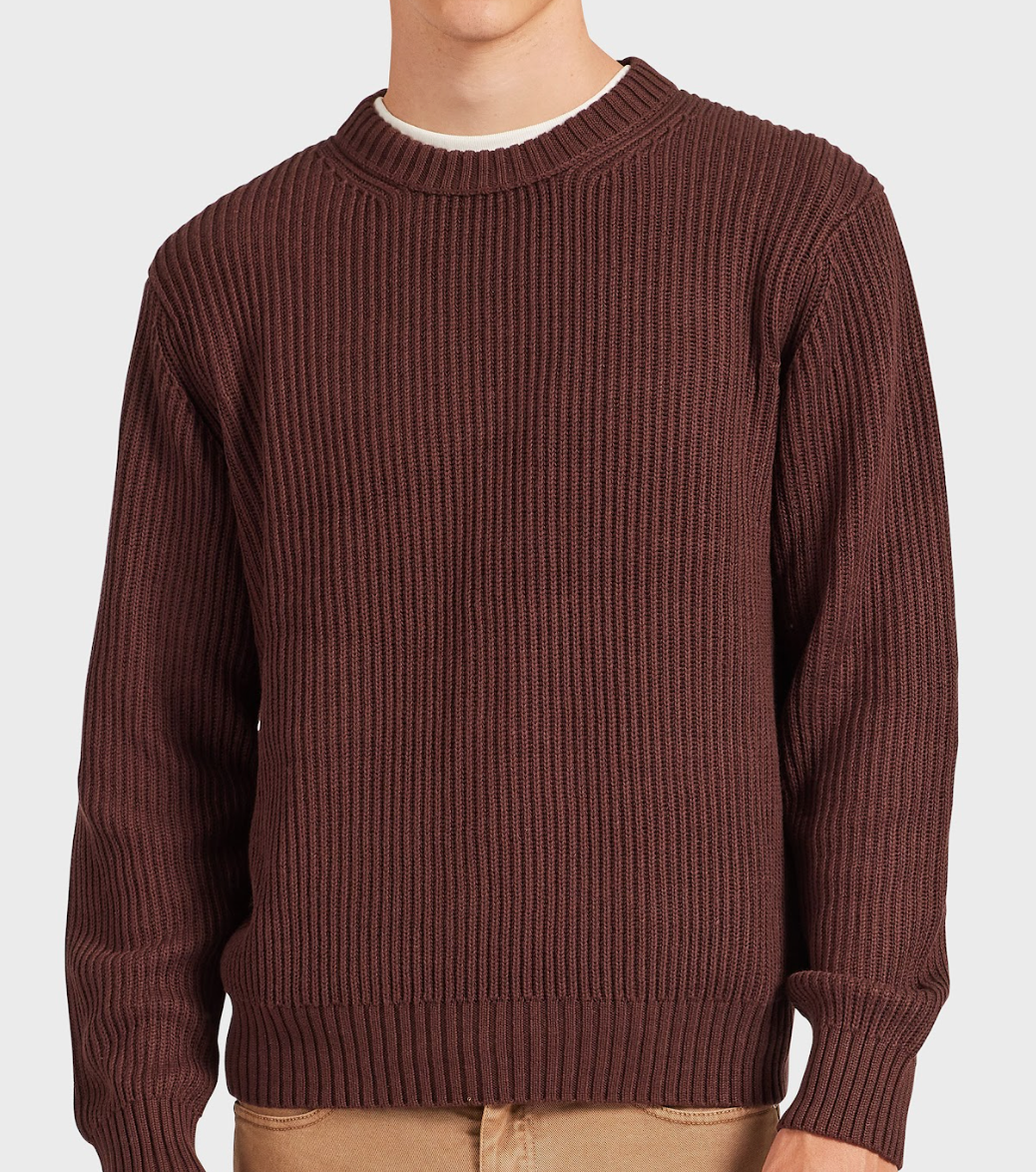 Academy Brand Rib Knit Crew