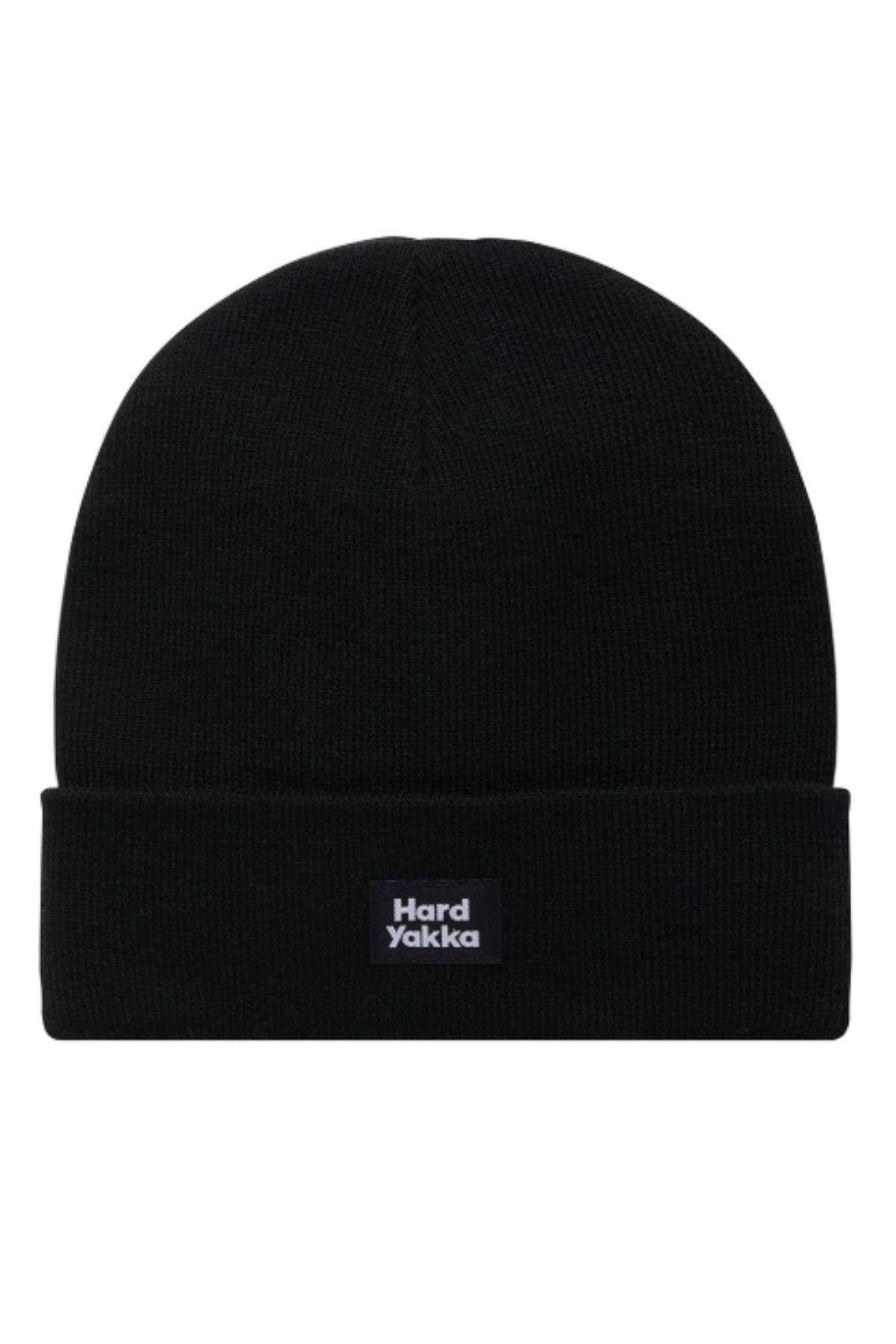 Receive a FREE plain black knit beanie with folded brim and a small rectangular Hard Yakka logo patch on the front when you purchase the Yakka Legends Sherpa.