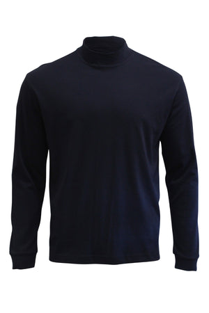 Back Bay Fine Interlock Mock Skivvy