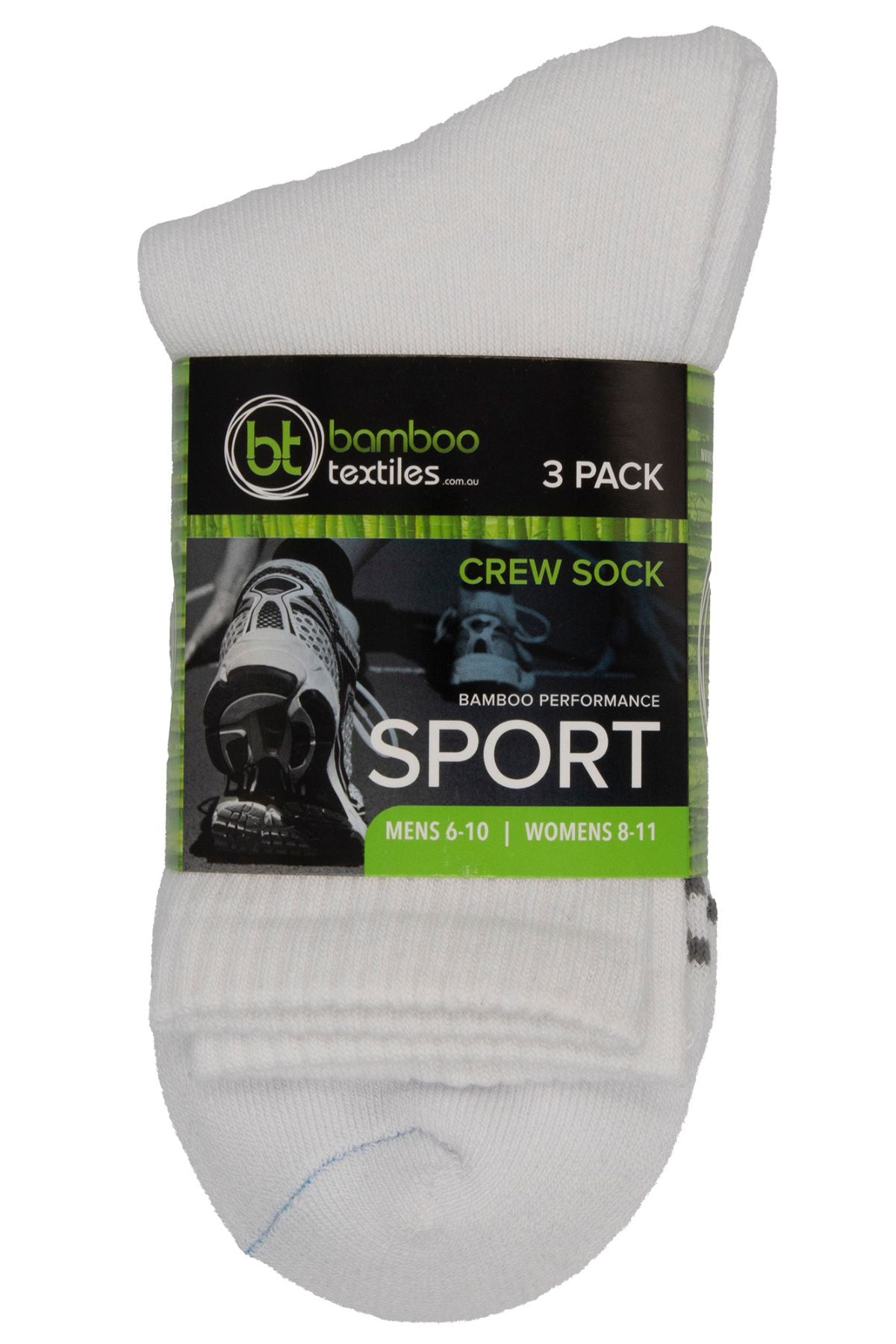 Bamboo Sports Crew Sock