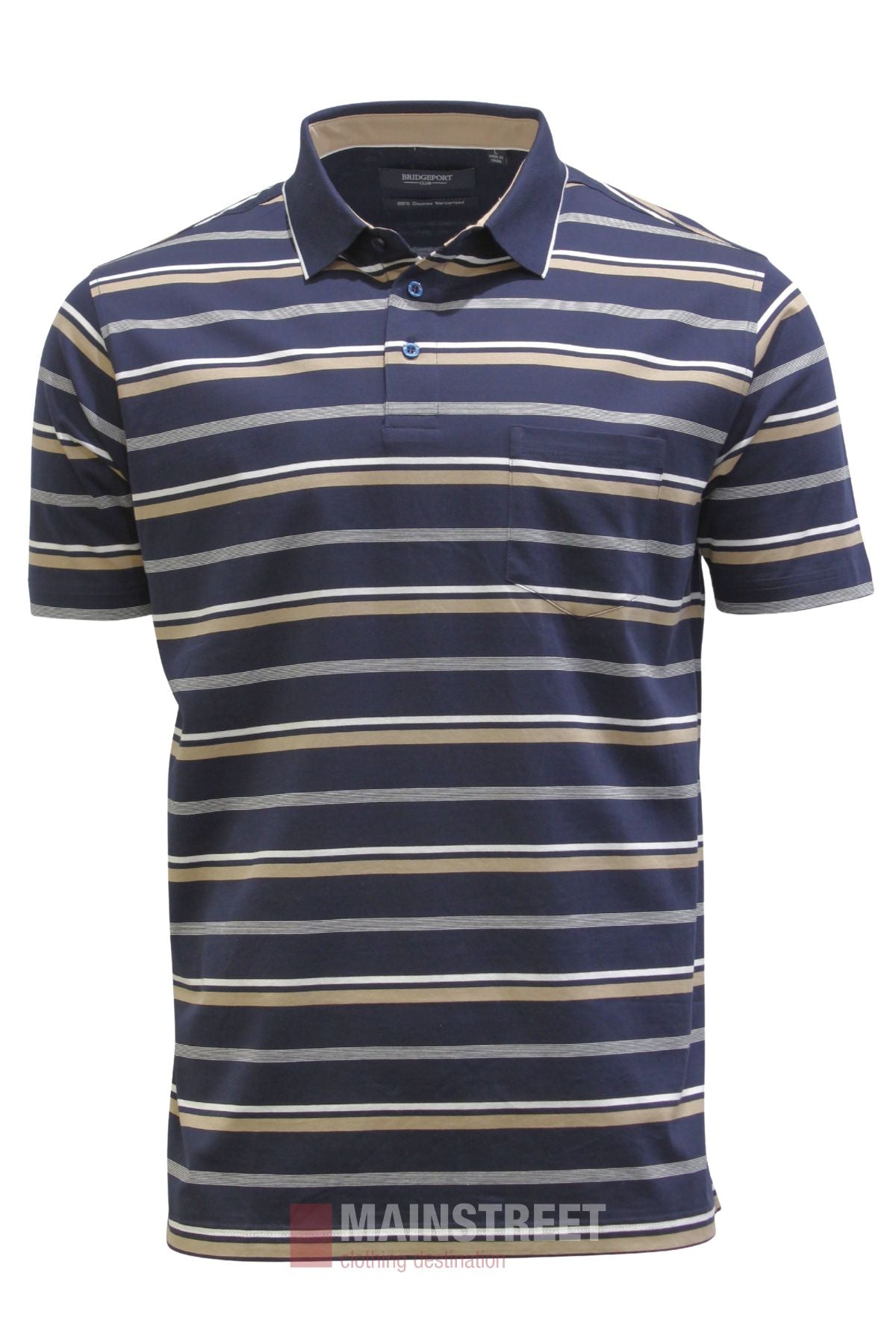 Bridgeport Double Mercerised Polo Shirt