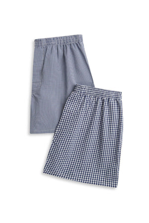 Contare Cotton 2 Pack Check Boxer Short