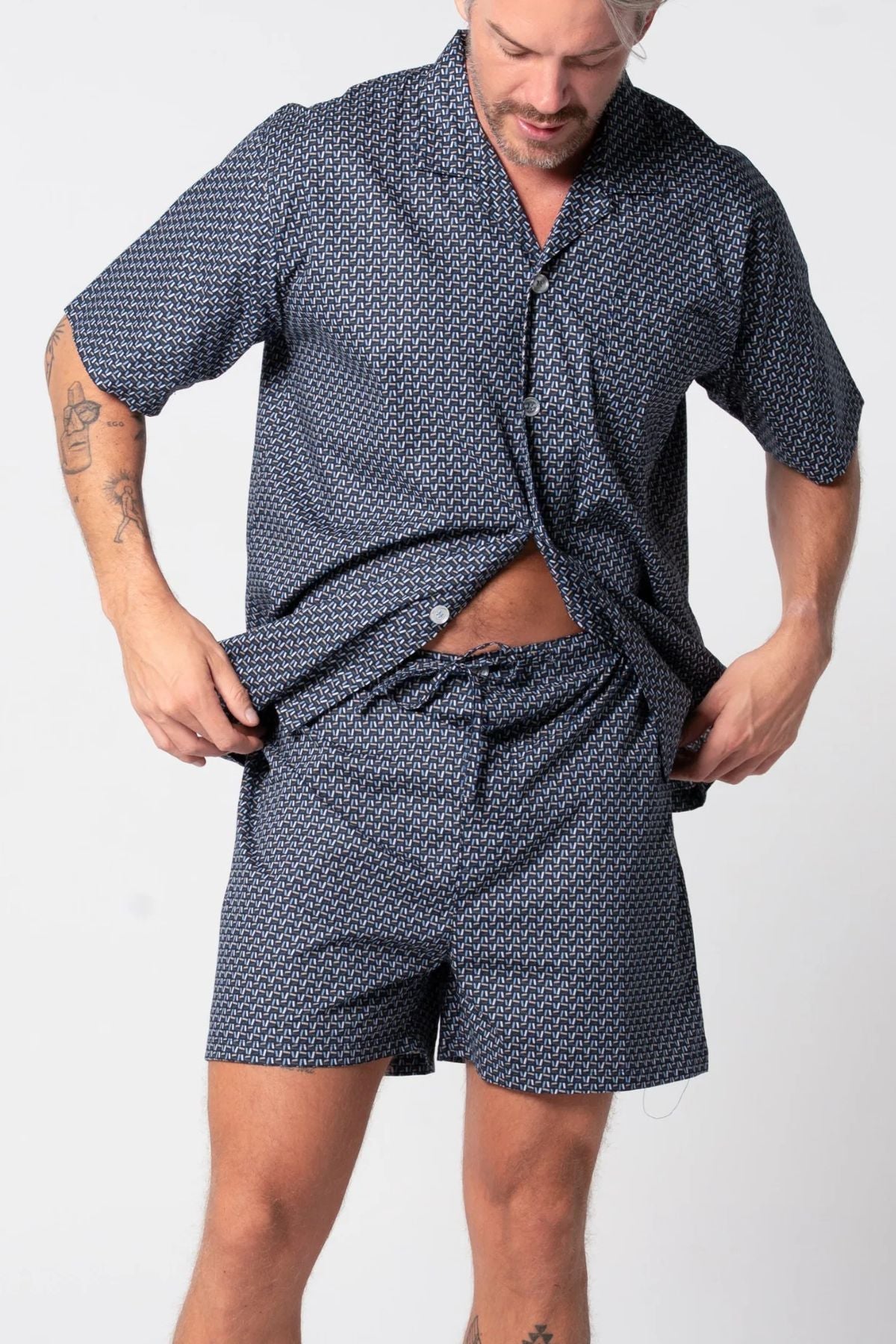 Contare Country Contemporary Cotton Short Sleeve Set