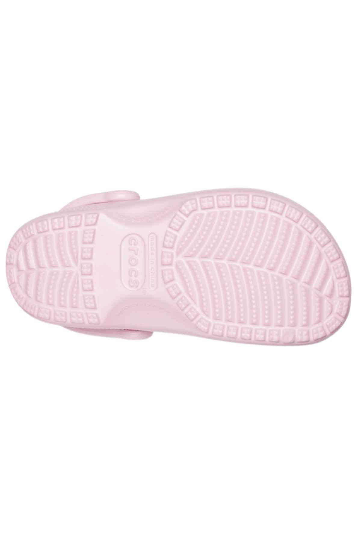 Crocs Classic Clog - Ballerina Pink - bottom view of one croc