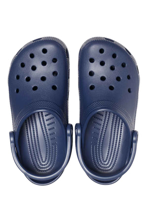 Crocs Classic Clog - Navy - top view of a pair of crocs
