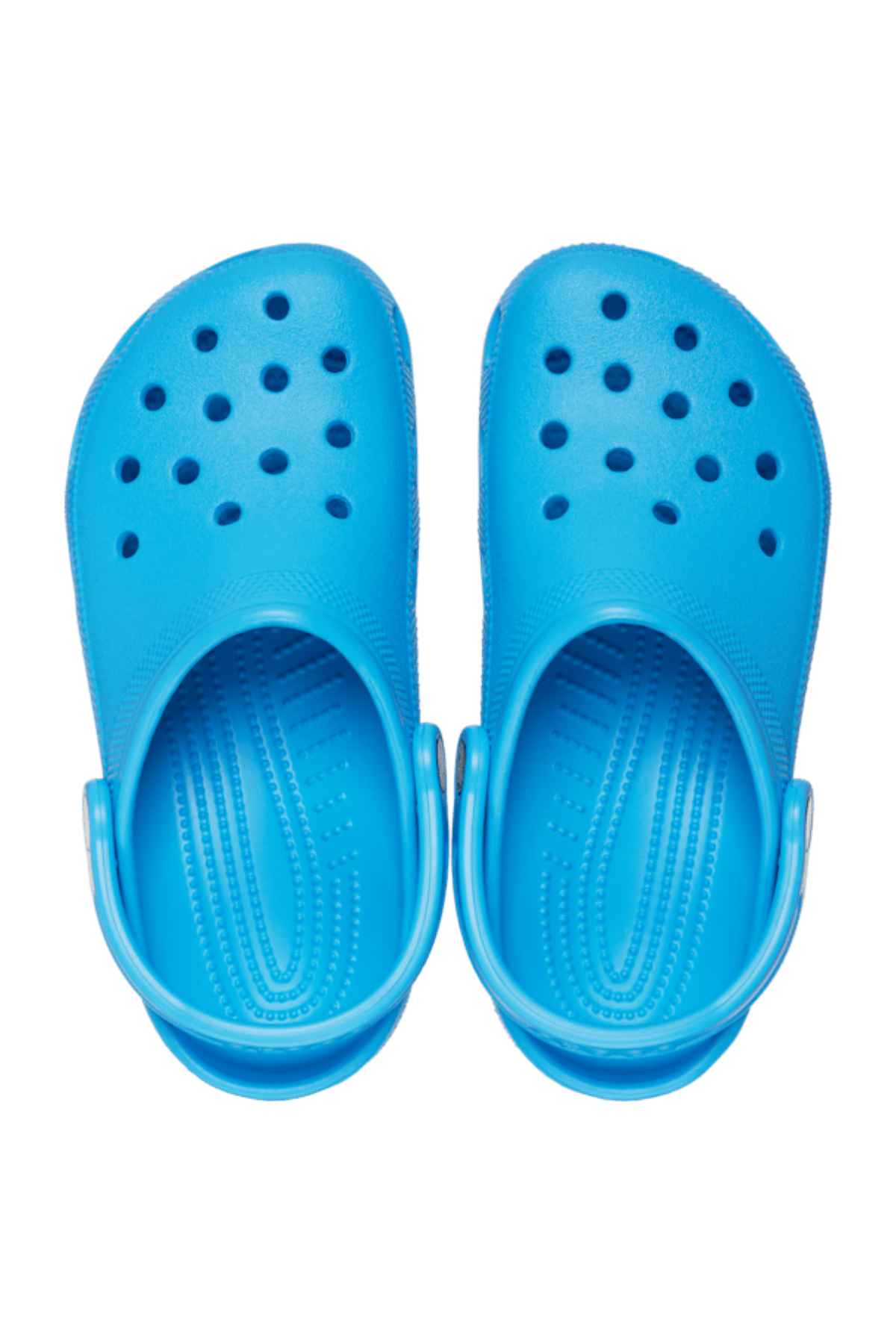 Crocs Classic Kids Clog - Venetian Blue - top view of a pair of crocs