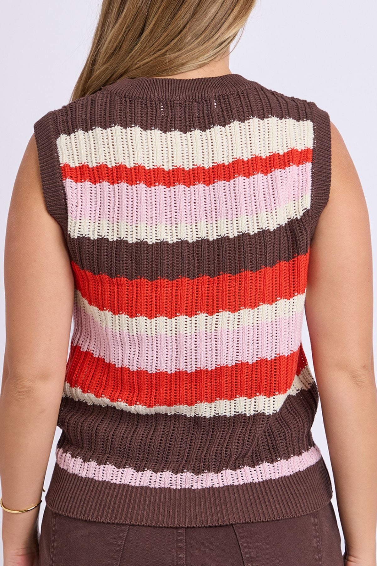 Foxwood Haven Stripe Knit Top