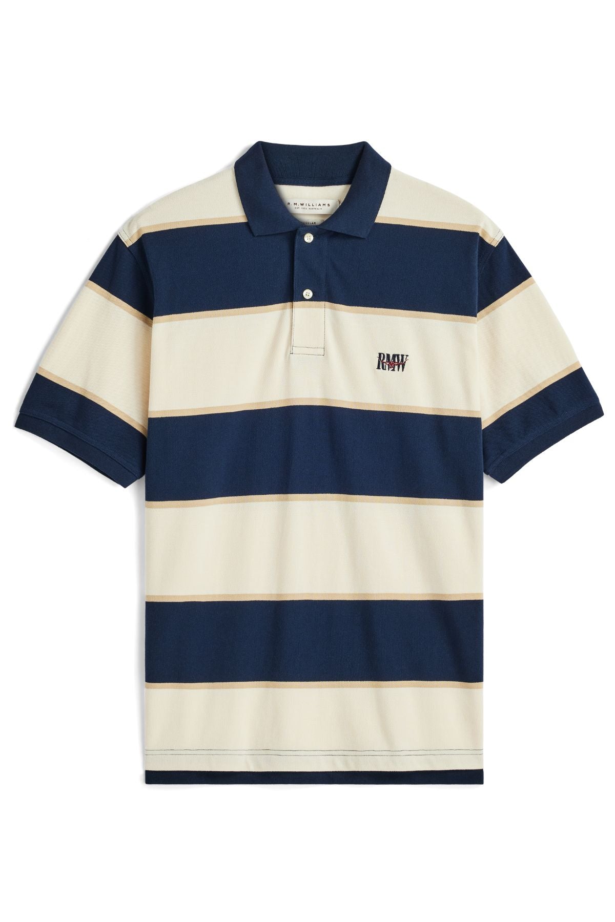 RM Williams Balmain Stripe Polo