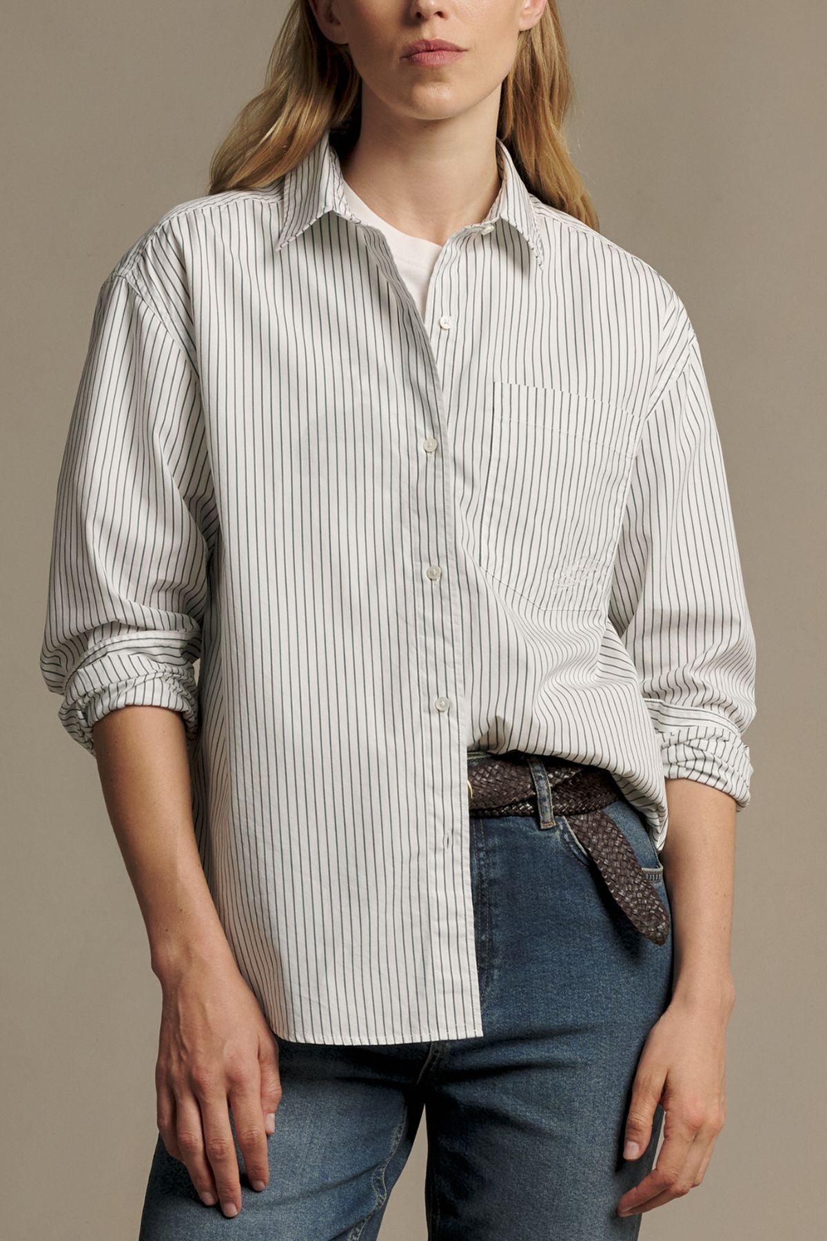 RM Williams Hopeland Poplin Stripe Shirt