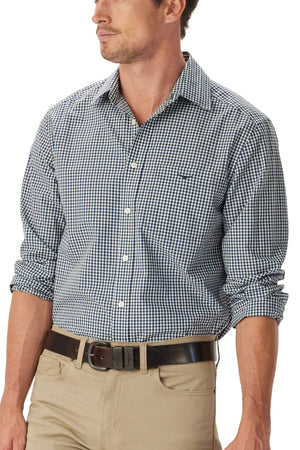 RM Williams Mogo Poplin Check Shirt