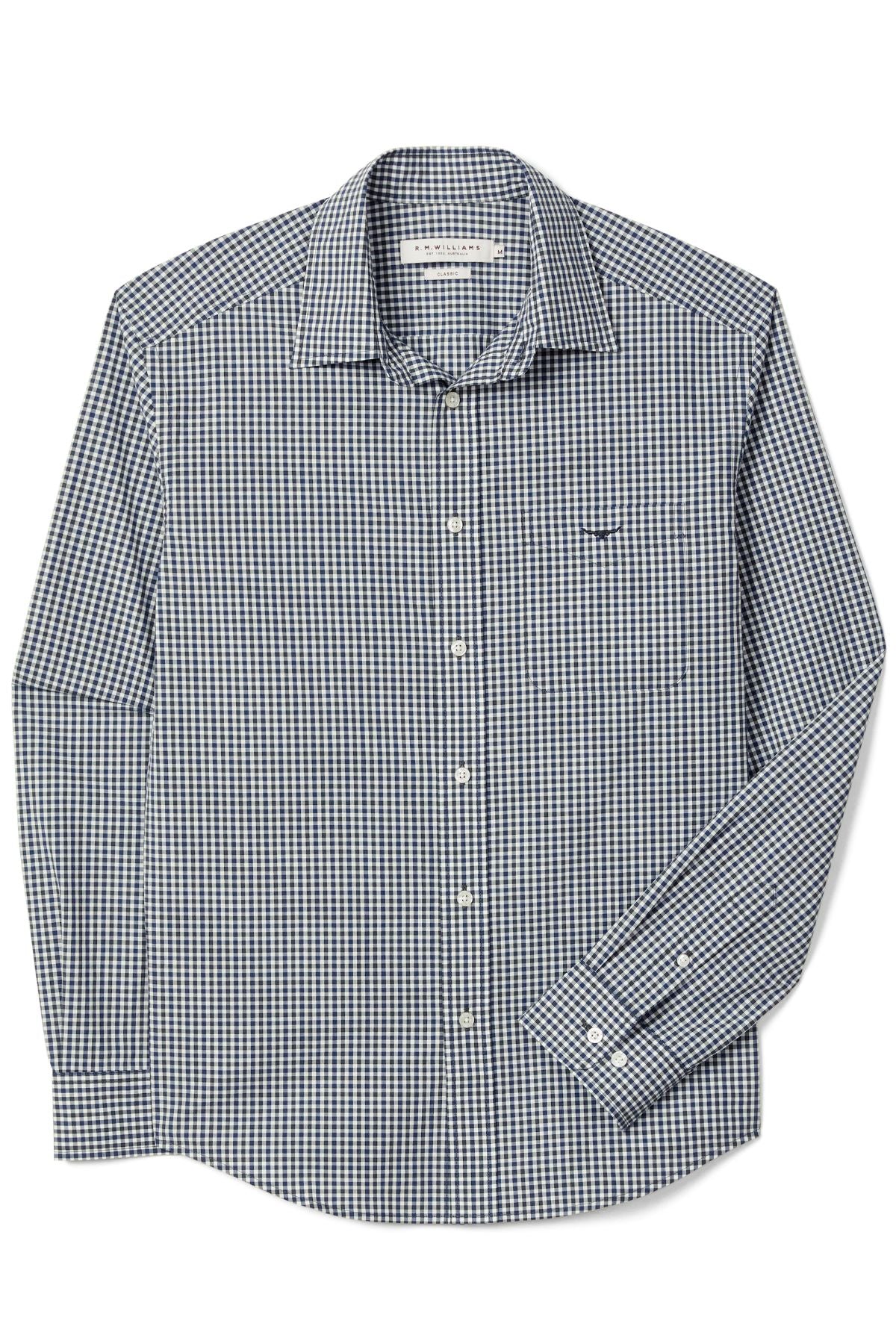 RM Williams Mogo Poplin Check Shirt