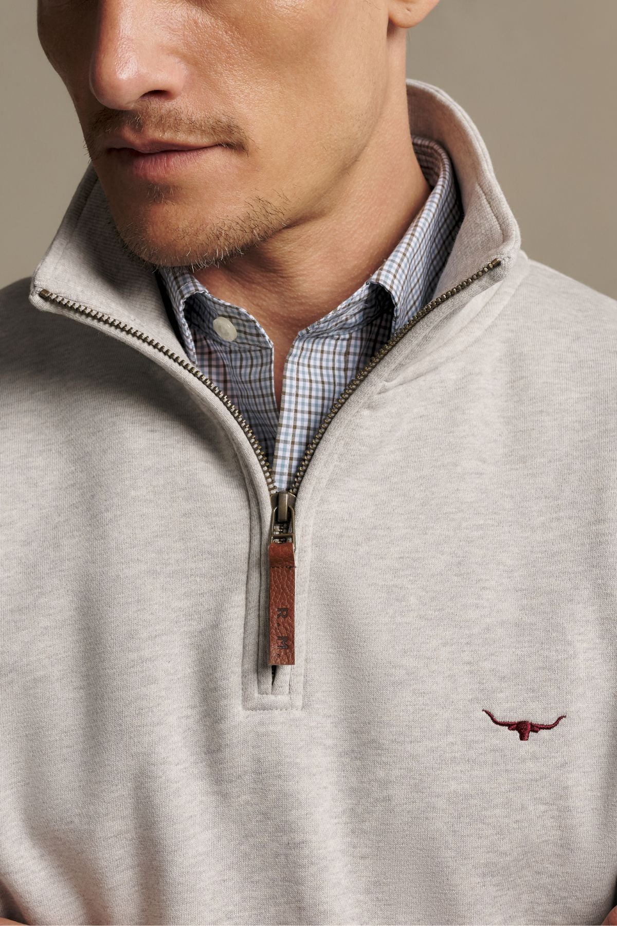 RM Williams Mulyungarie 1/4 Zip Sweatshirt