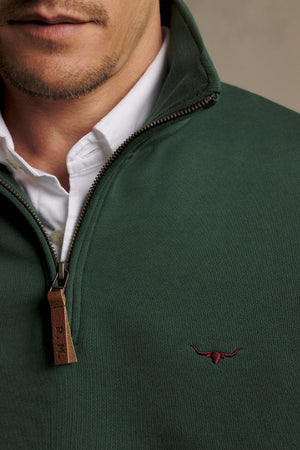 RM Williams Mulyungarie 1/4 Zip Sweatshirt