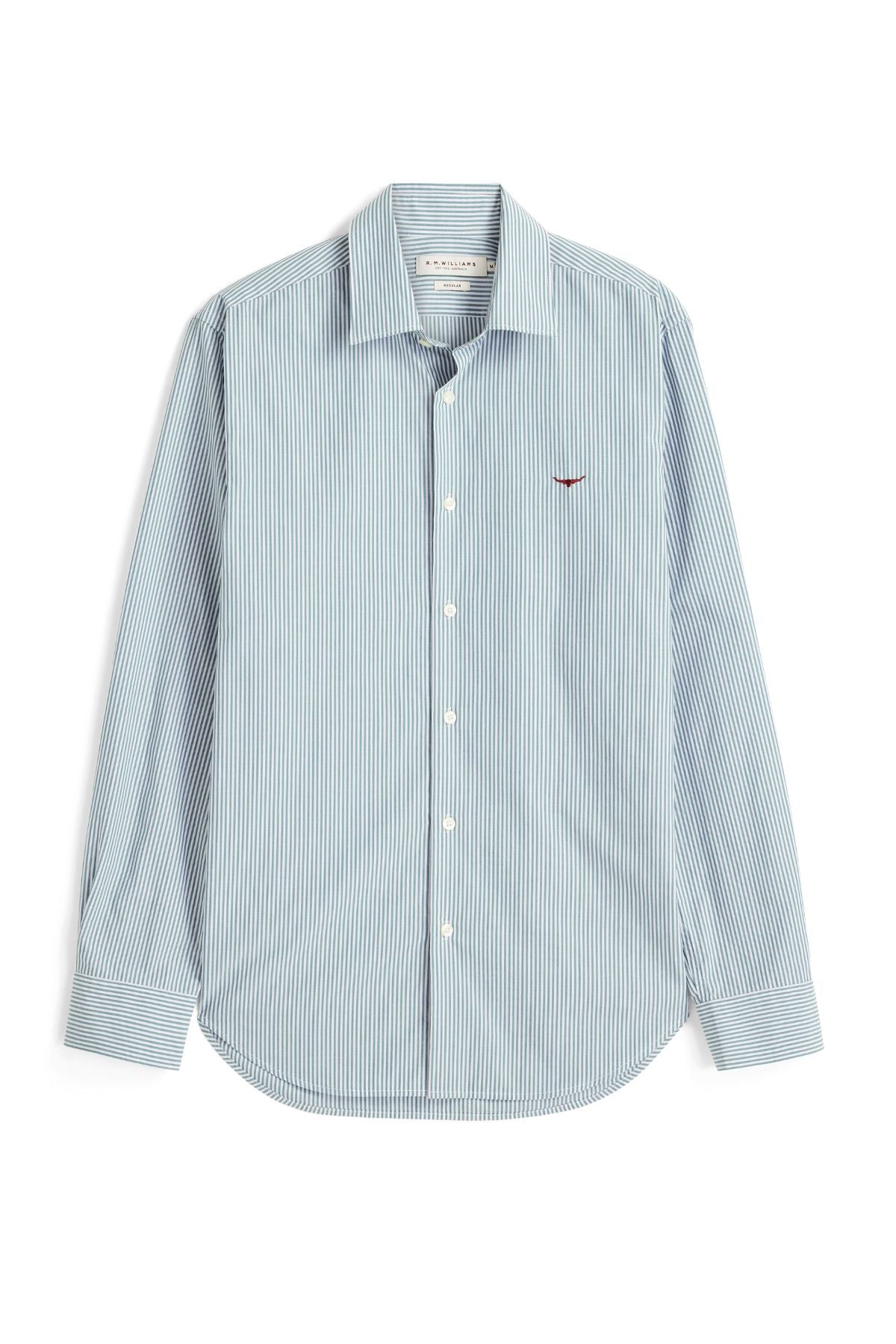 RM Williams Sommers Poplin Stripe Shirt