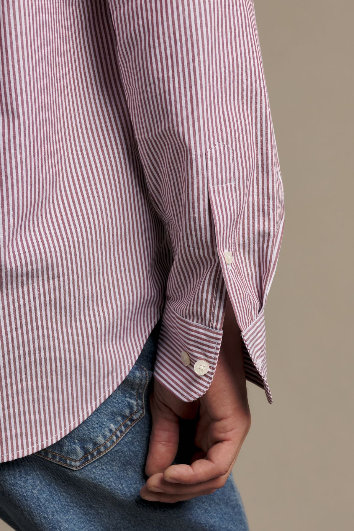 RM Williams Sommers Poplin Stripe Shirt
