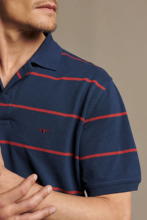 RM Williams Ashfield Stripe Polo