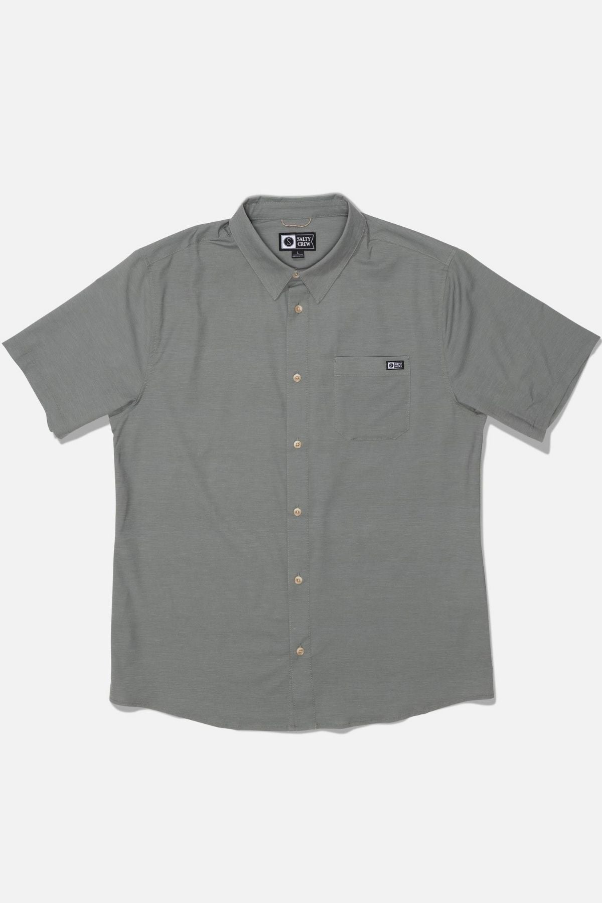 Salty Crew Drifter UV Button Up Short Sleeve Shirt