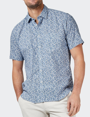 Blazer Alfie Cotton Linen Print Shirt