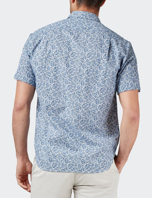 Blazer Alfie Cotton Linen Print Shirt