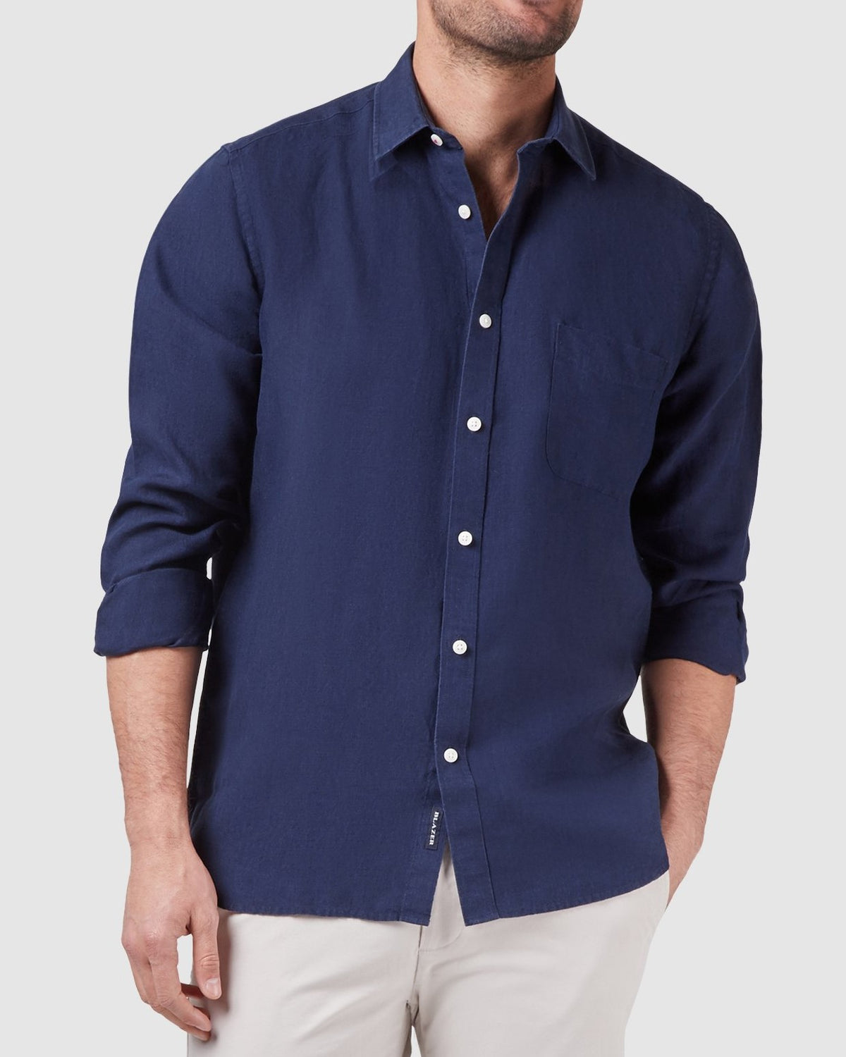 Blazer Cooper Linen Plain Shirt