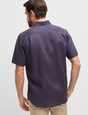 Blazer Cooper S/S Linen Shirt (4498784747657)