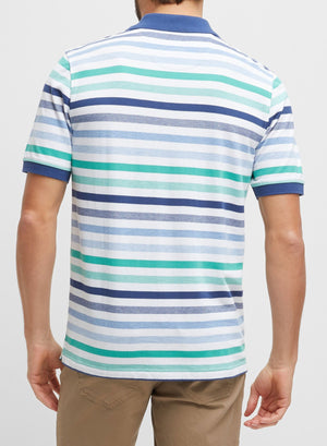 Blazer Eli Stripe Pique Polo (4498844680329)