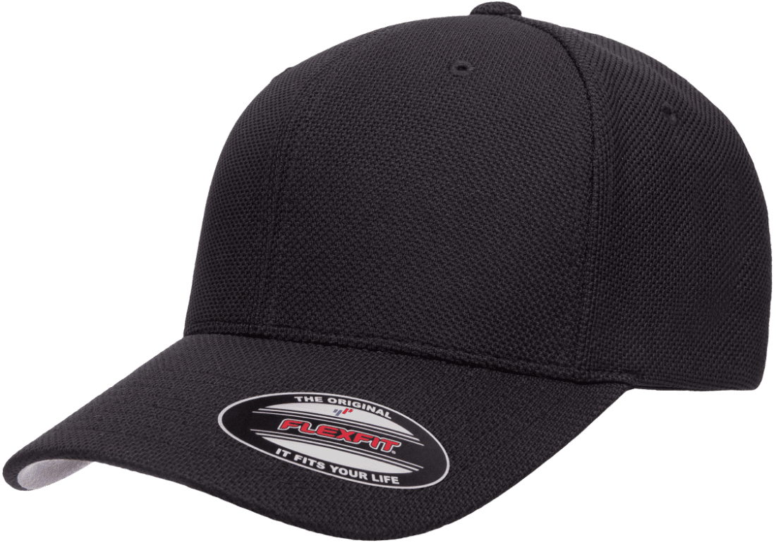 FlexFit Cool & Dry Pique Mesh Fitted Cap (4498791825545)