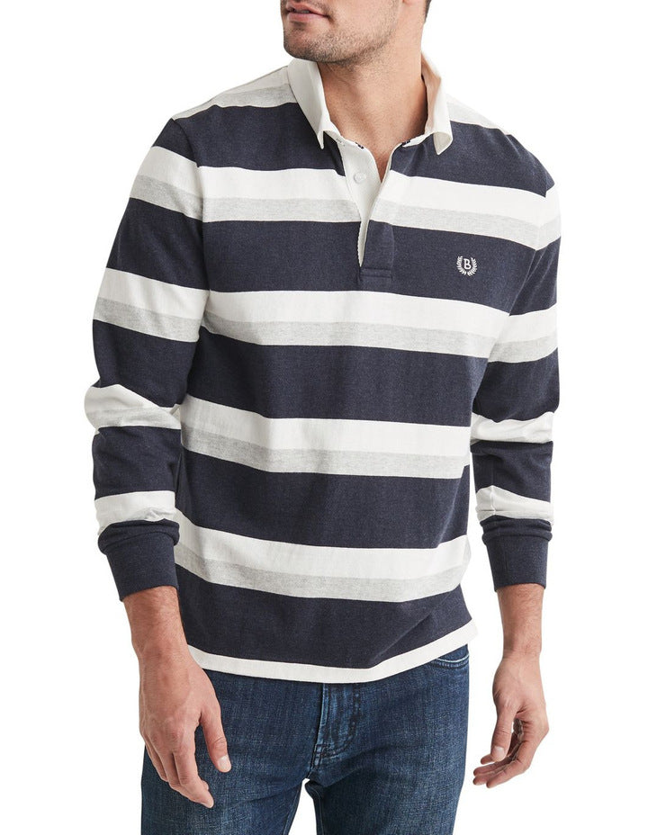Blazer Garrett Stripe Rugby Top (4678286573705)
