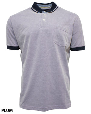 Back Bay Textured Multi Colour Polo