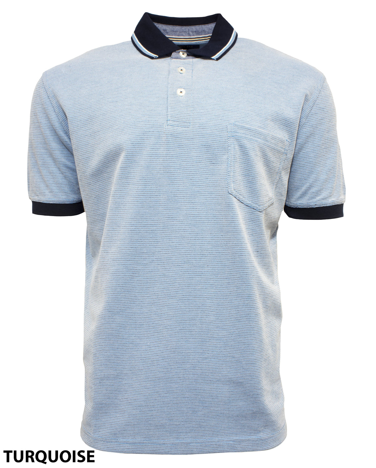 Back Bay Textured Multi Colour Polo