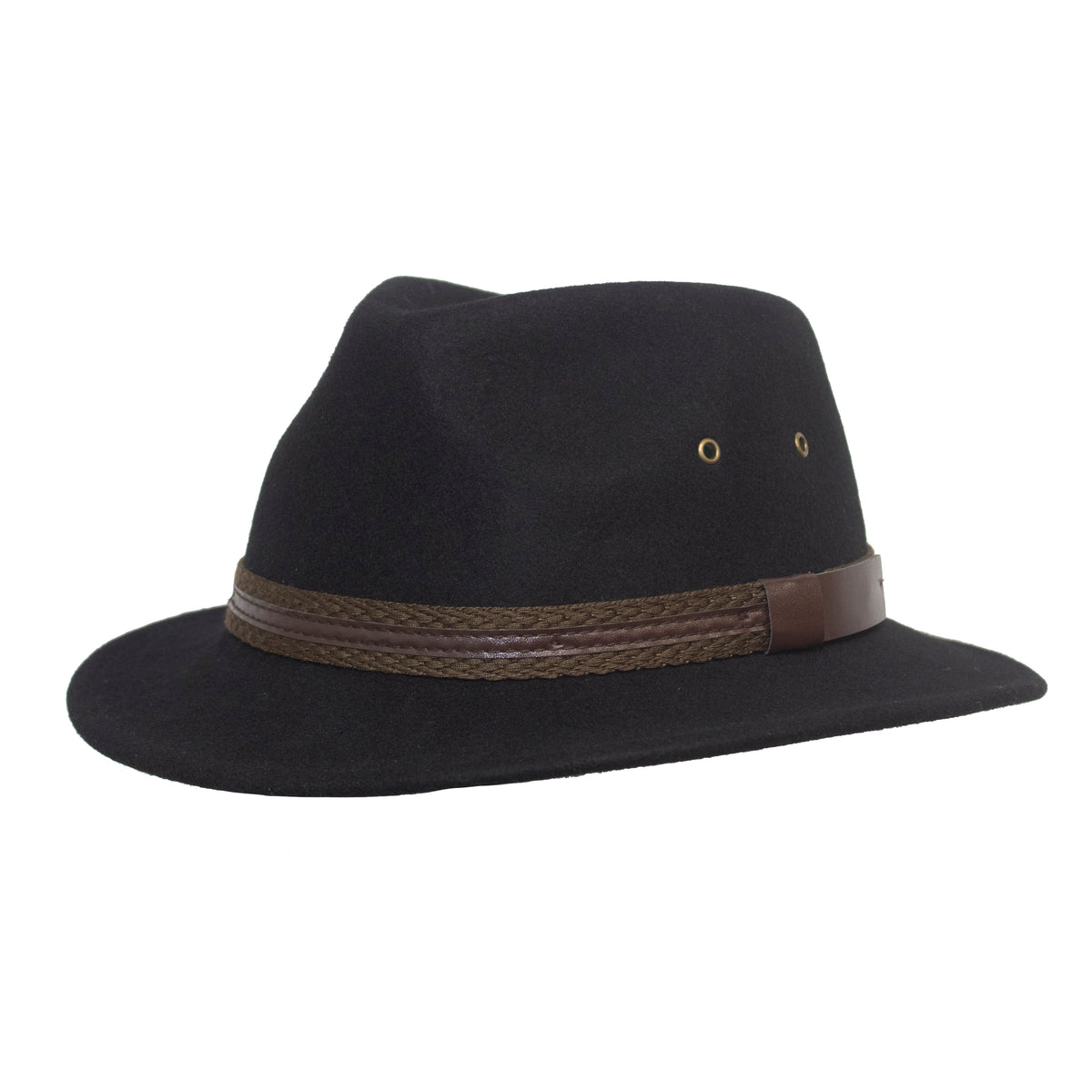 Scala Hudson Wool Felt Outback Hat (5014521217161)