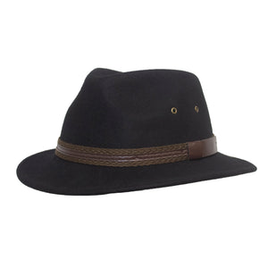 Scala Hudson Wool Felt Outback Hat (5014521217161)