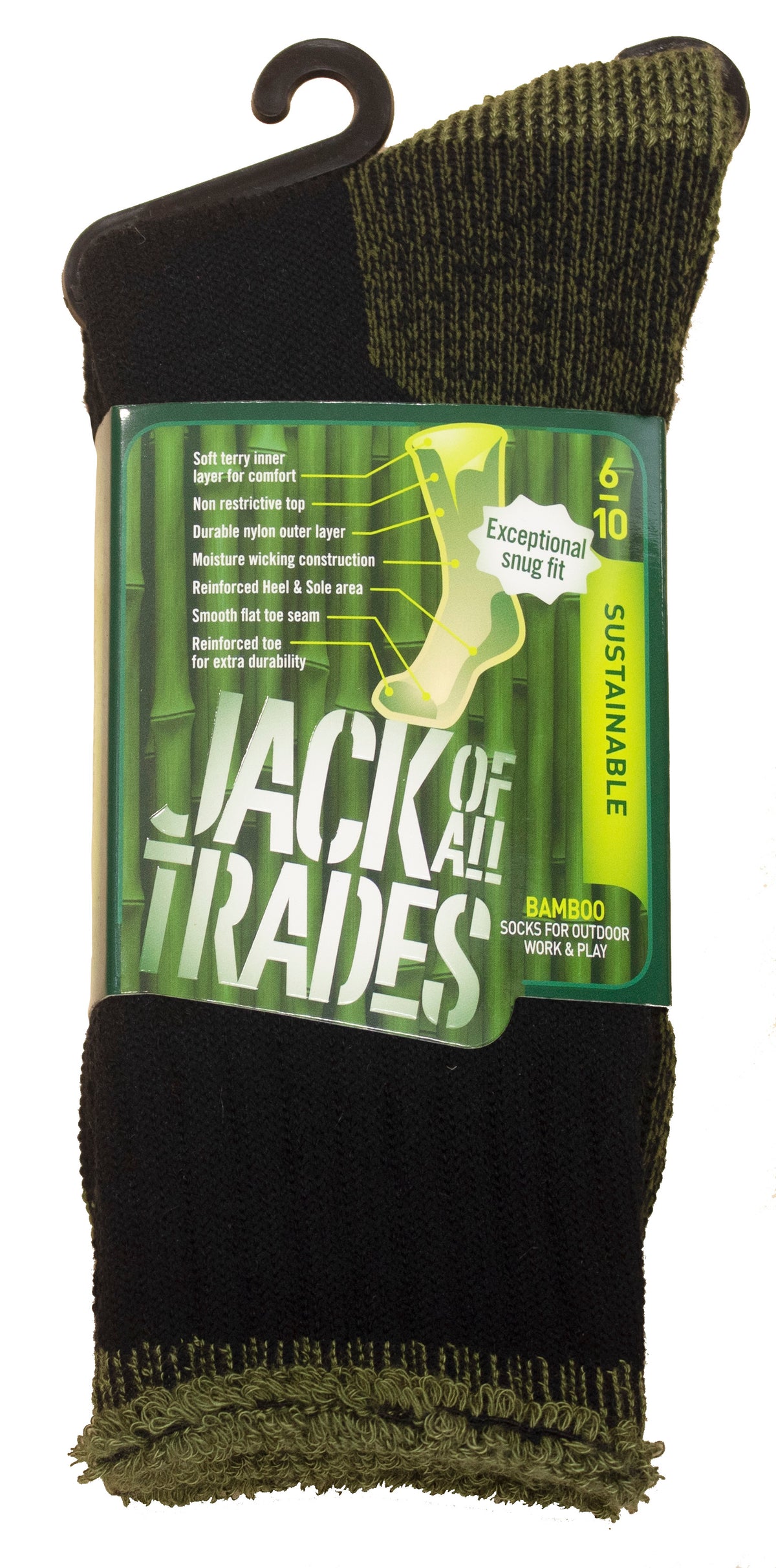 JOAT Bamboo Outdoor Sock 6-10 (4824544149641)