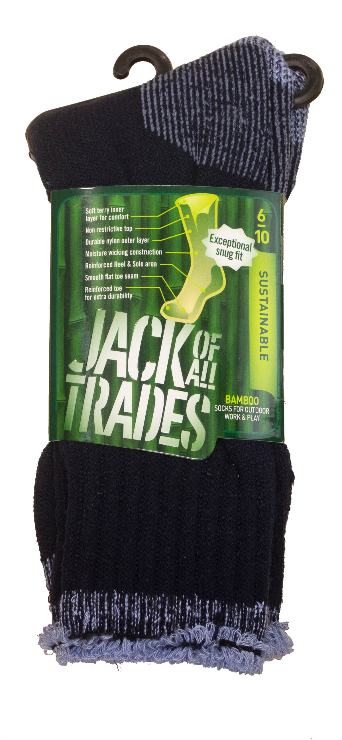 JOAT Bamboo Outdoor Sock 6-10 (4824544313481)