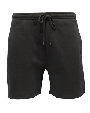 The Pilbara Fleece Track Short is displayed on a plain white background, featuring an elastic waist and a sleek design with a fitted waistband and no visible branding.