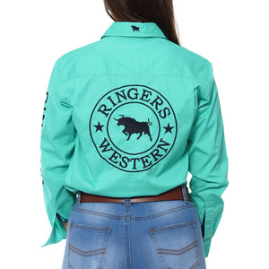Ringers Western Signature Jillaroo Womens Full Button Shirt (5634832859294)