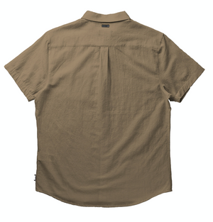 Rusty Overtone Short Sleeve Linen Shirt
