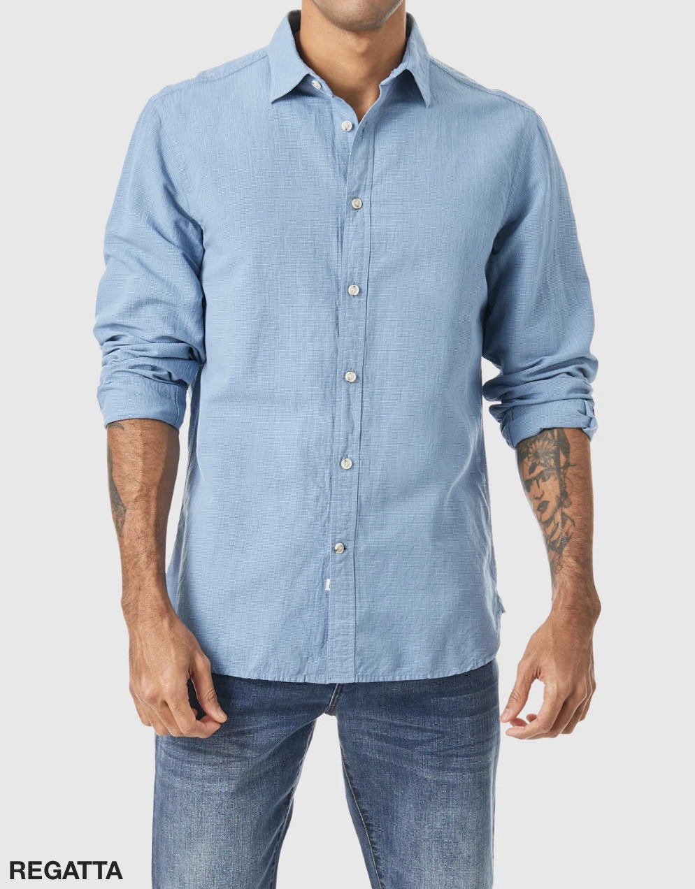 Blazer Collins Textured Shirt