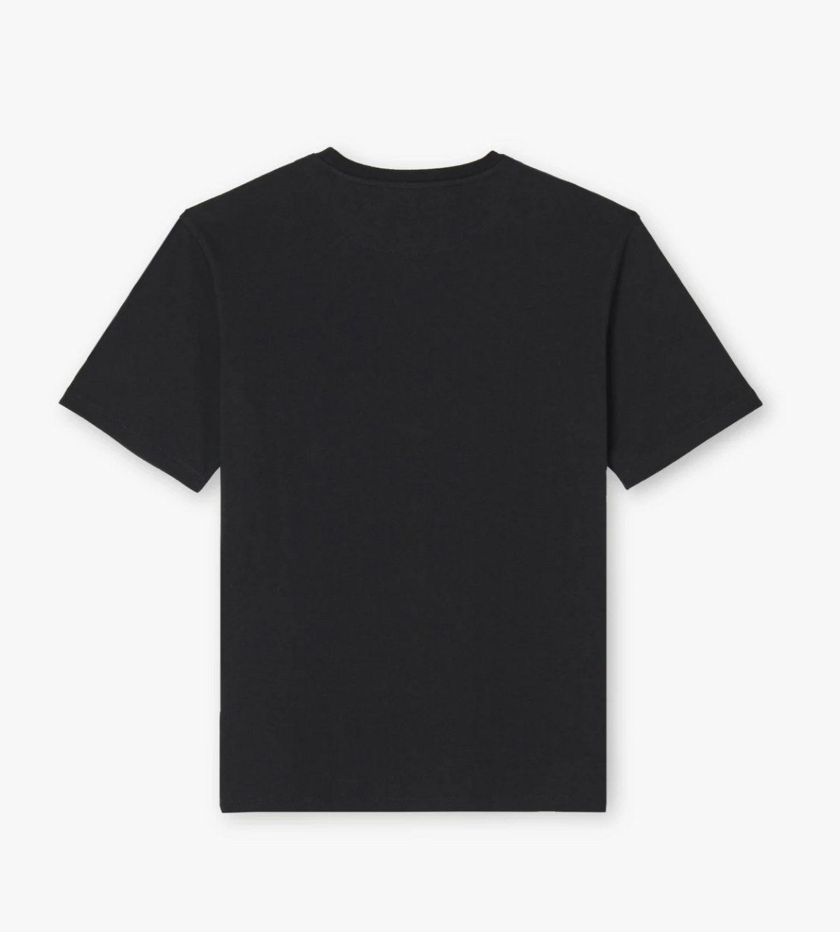 The RM Williams Parson T-Shirt, crafted from pure cotton jersey, is shown against a white background. The image displays the back view of this classic piece, featuring short sleeves and a round neckline. No designs or logos are visible.