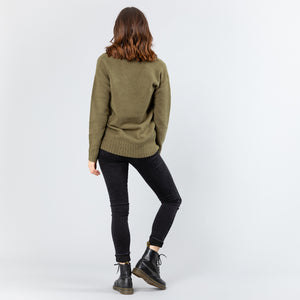 Rusty Together Vee Neck Knit (4619378196617)